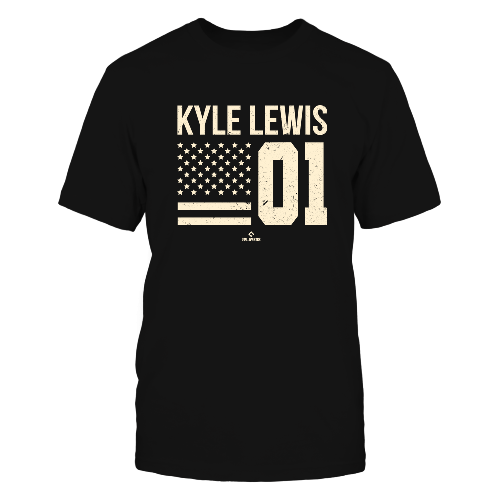 Vintage Flag - Kyle Lewis Shirt | Seattle Major League Baseball | Ballpark MVP | MLBPA