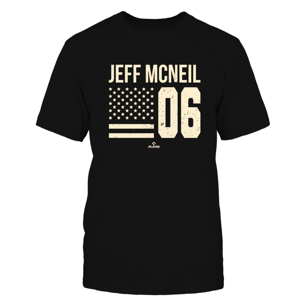 Vintage Flag - Jeff McNeil Shirt | New York M Major League Baseball | Ballpark MVP | MLBPA