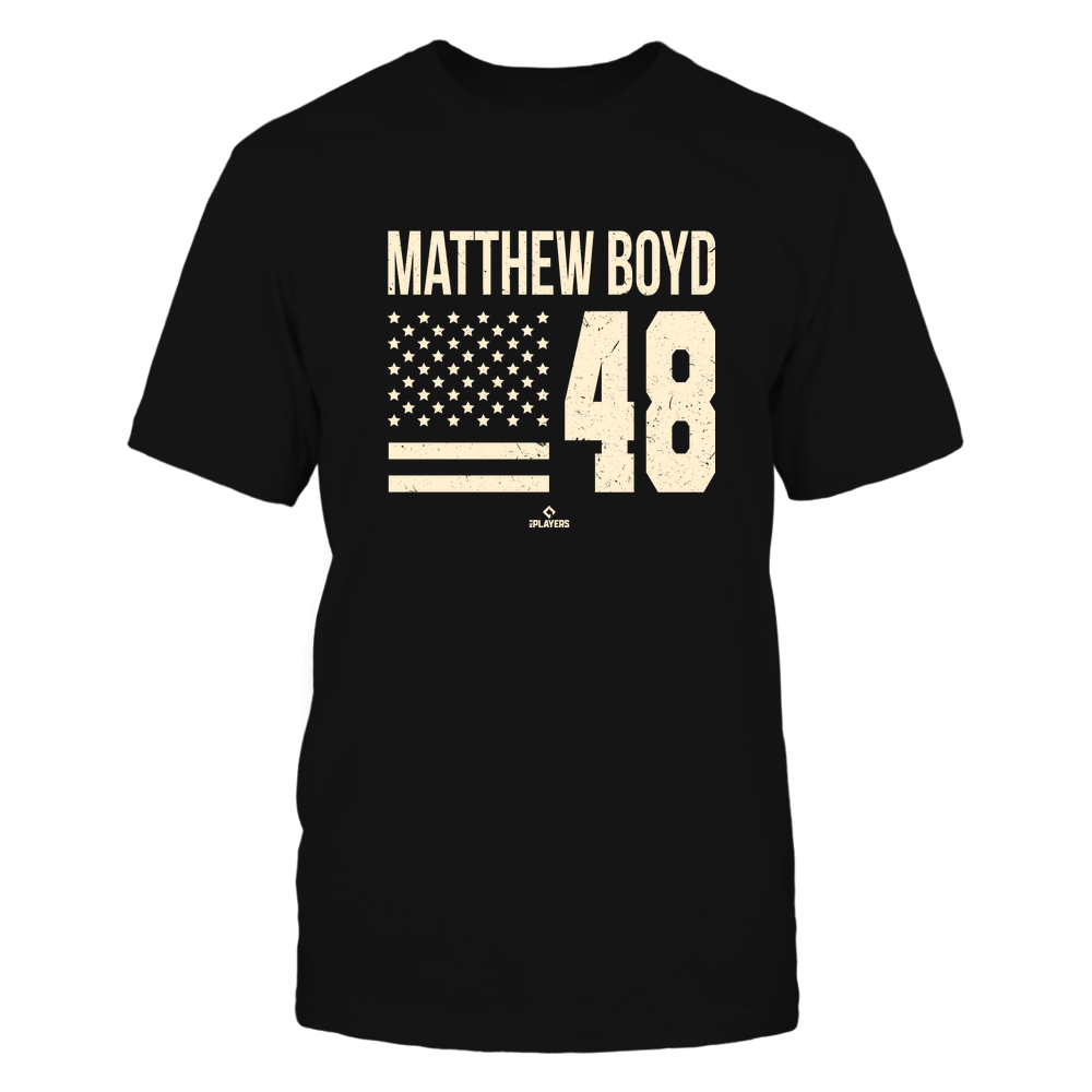 Vintage Flag - Matthew Boyd Tee | Detroit Baseball | MLBPA | Ballpark MVP