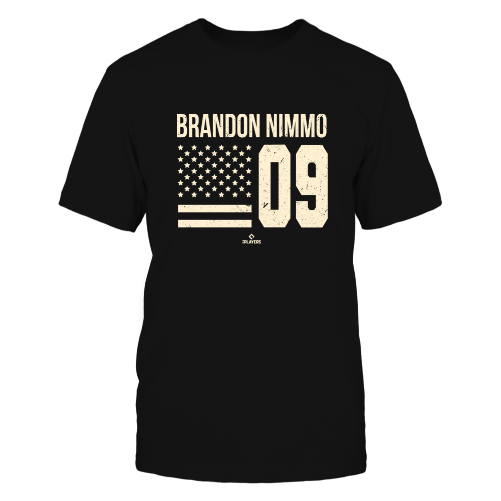 Vintage Flag - Brandon Nimmo Shirt | New York M Major League Baseball | Ballpark MVP | MLBPA