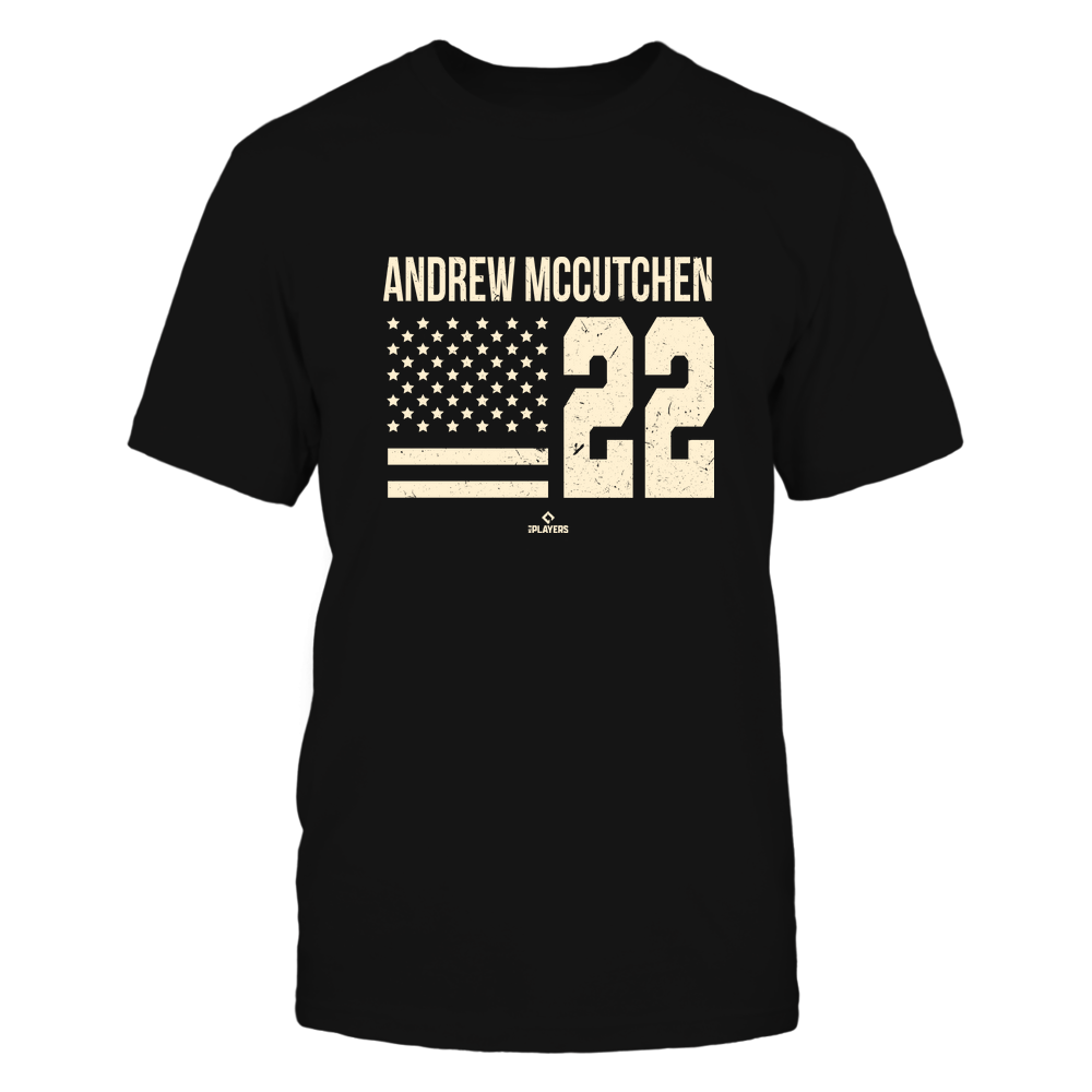 Vintage Flag - Andrew McCutchen Shirt | Philadelphia Major League Baseball | Ballpark MVP | MLBPA