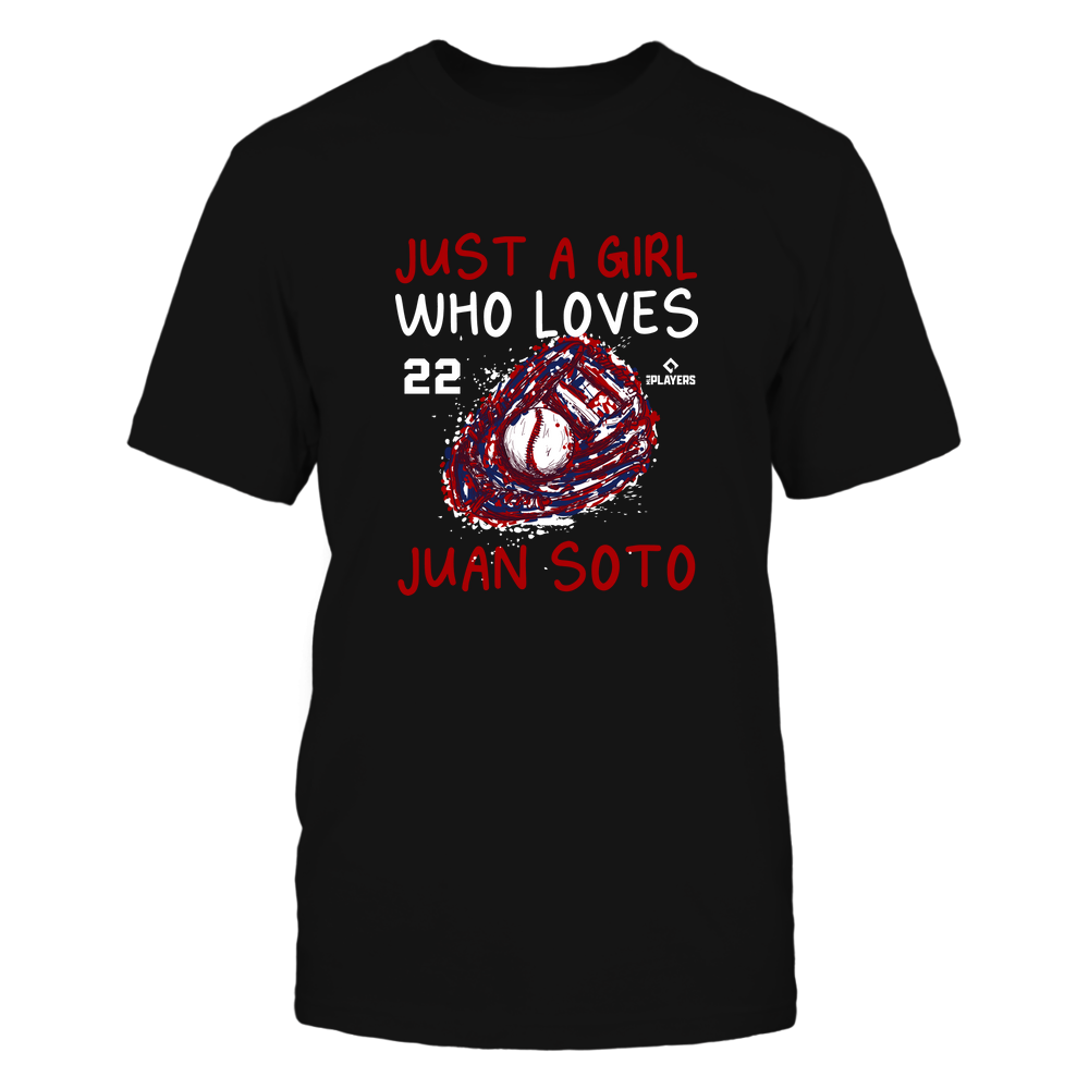 A Girl Who Loves - Juan Soto Tee | Washington Baseball | MLBPA | Ballpark MVP