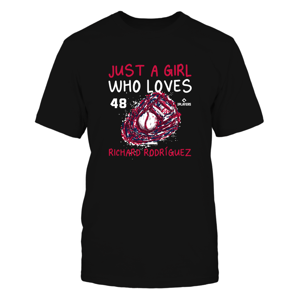 A Girl Who Loves - Richard Rodriguez Tee | Atlanta Baseball | MLBPA | Ballpark MVP