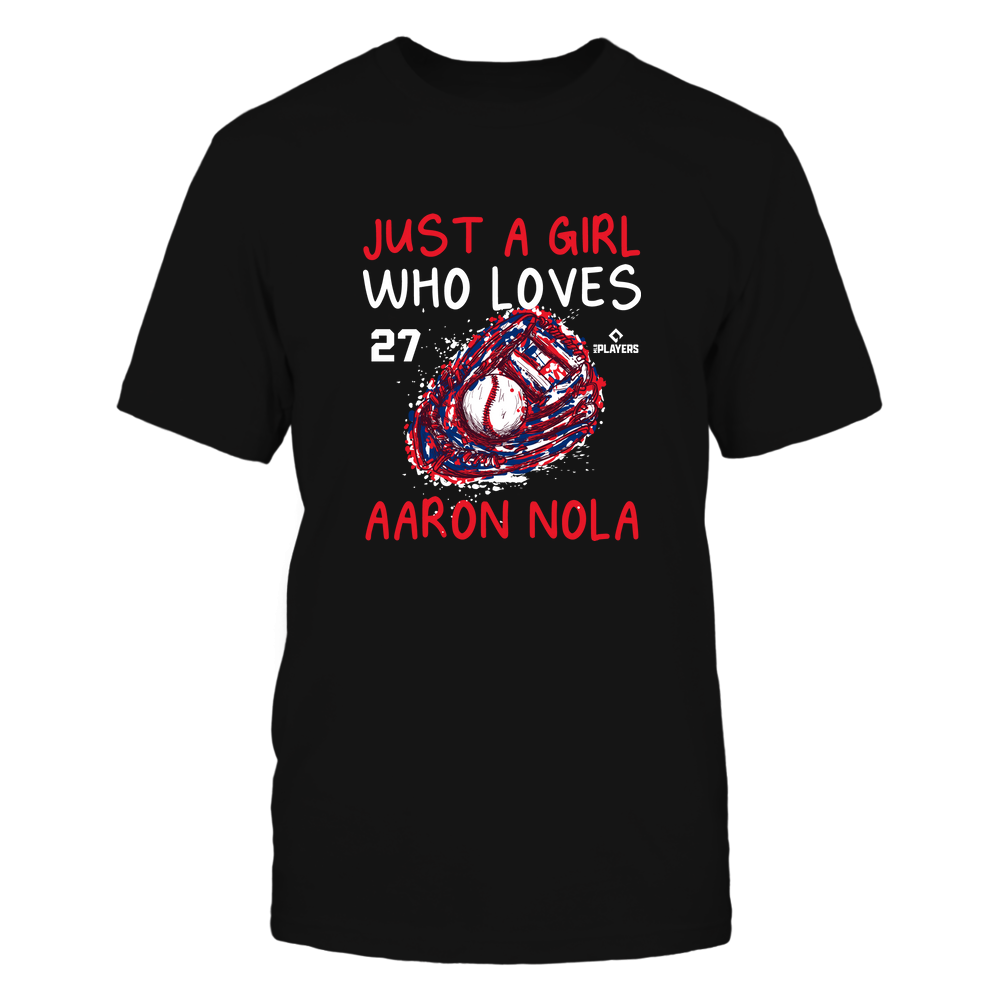 A Girl Who Loves - Aaron Nola Shirt | Philadelphia Major League Baseball | Ballpark MVP | MLBPA