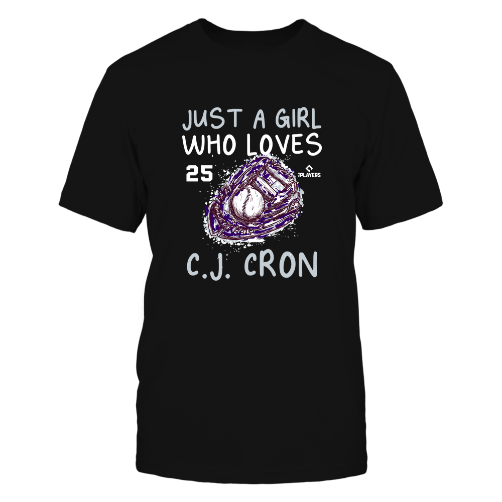 A Girl Who Loves - CJ Cron Tee | Colorado Baseball | MLBPA | Ballpark MVP