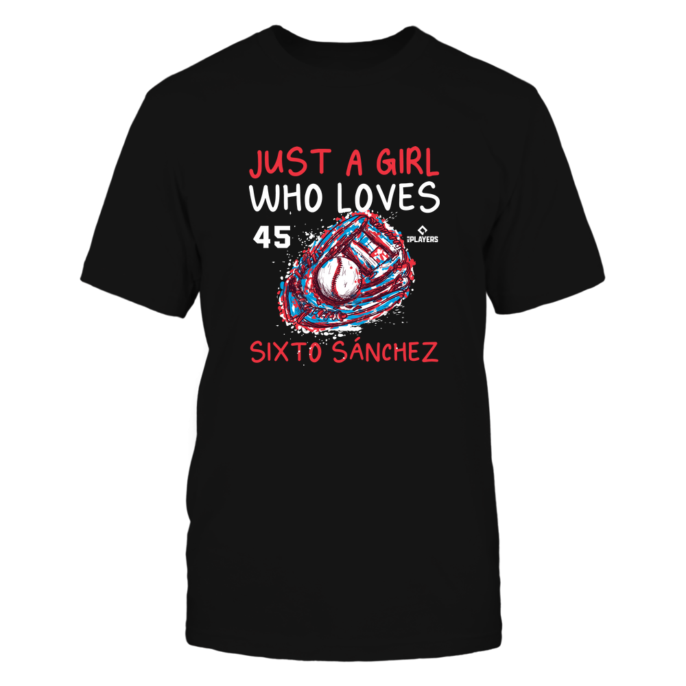 A Girl Who Loves - Sixto Sanchez Shirt | Miami Major League Baseball | Ballpark MVP | MLBPA