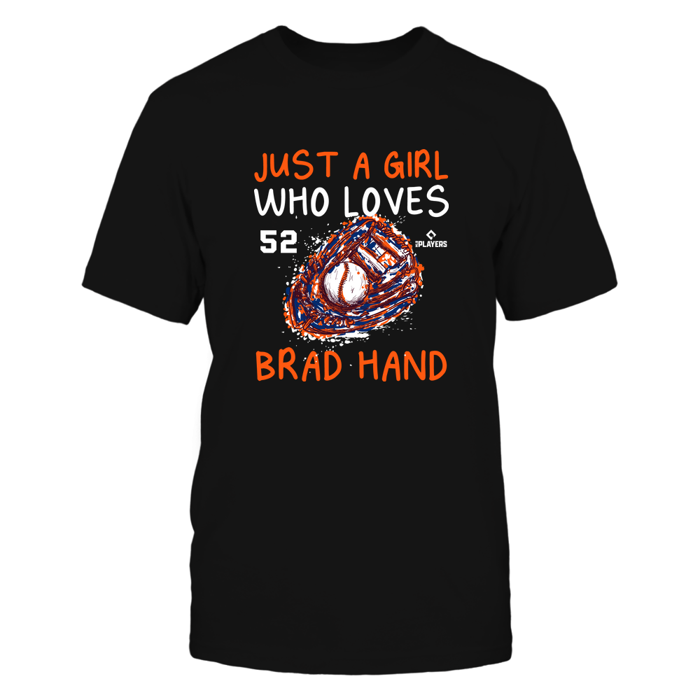 A Girl Who Loves - Brad Hand Tee | New York M Baseball | MLBPA | Ballpark MVP