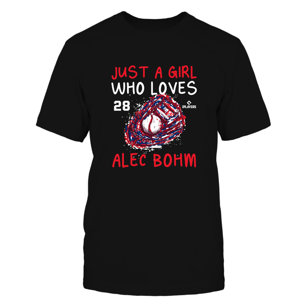 A Girl Who Loves - Alec Bohm Tee | Philadelphia Baseball | MLBPA | Ballpark MVP