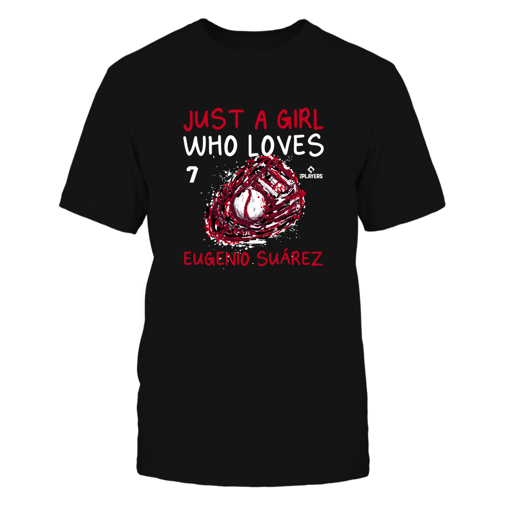 A Girl Who Loves - Eugenio Suarez Tee | Cincinnati Baseball | MLBPA | Ballpark MVP