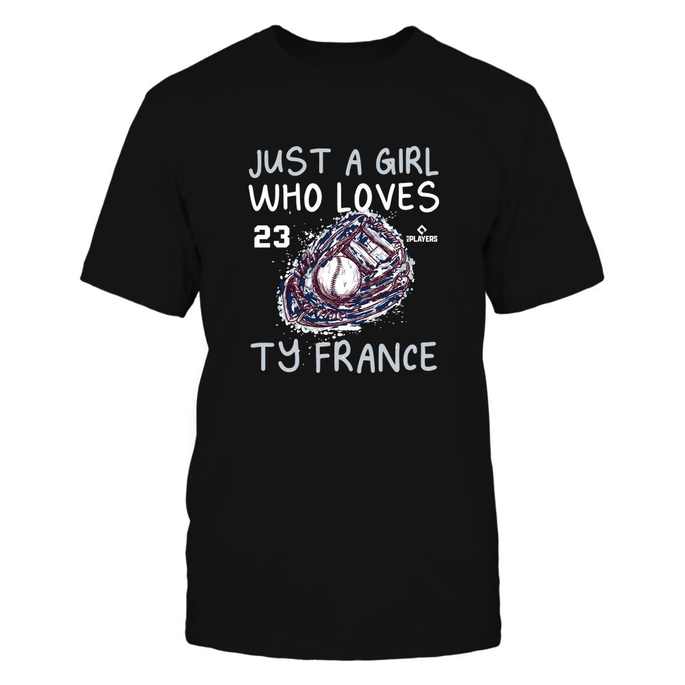 A Girl Who Loves - Ty France T-Shirt | Seattle Pro Baseball | Ballpark MVP | MLBPA