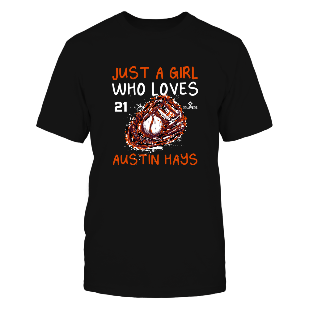 A Girl Who Loves - Austin Hays Tee | Baltimore Baseball | MLBPA | Ballpark MVP