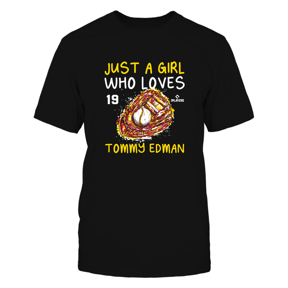 A Girl Who Loves - Tommy Edman Shirt | Major League Baseball | Ballpark MVP | MLBPA