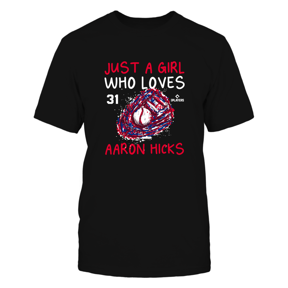 A Girl Who Loves - Aaron Hicks Tee | New York Y Baseball | MLBPA | Ballpark MVP