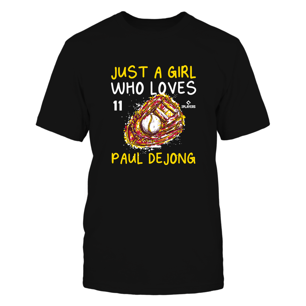 A Girl Who Loves - Paul DeJong Tee | St. Louis Baseball | MLBPA | Ballpark MVP