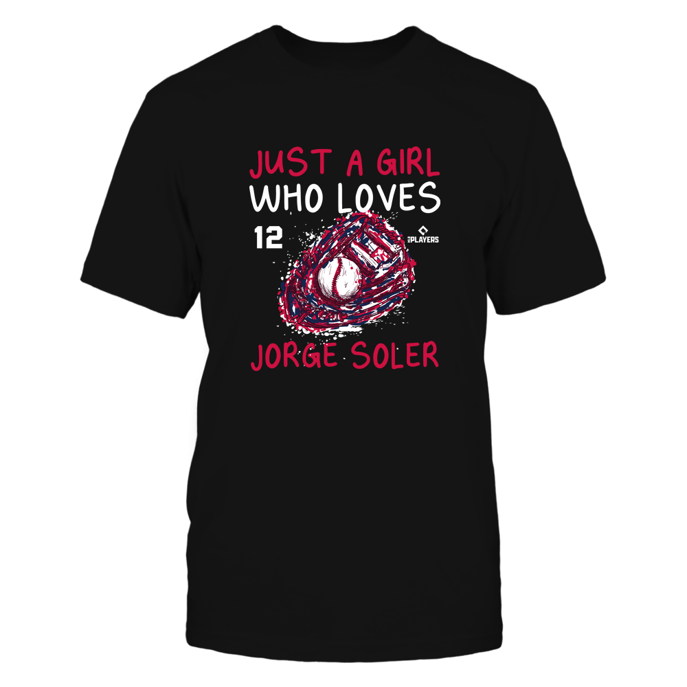 A Girl Who Loves - Jorge Soler T-Shirt | Atlanta Pro Baseball | Ballpark MVP | MLBPA