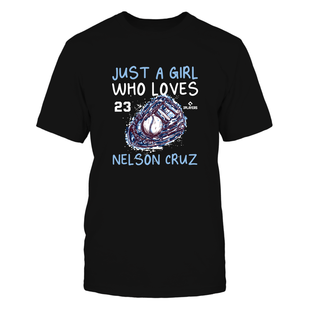 A Girl Who Loves - Nelson Cruz Shirt | Tampa Bay Major League Baseball | Ballpark MVP | MLBPA