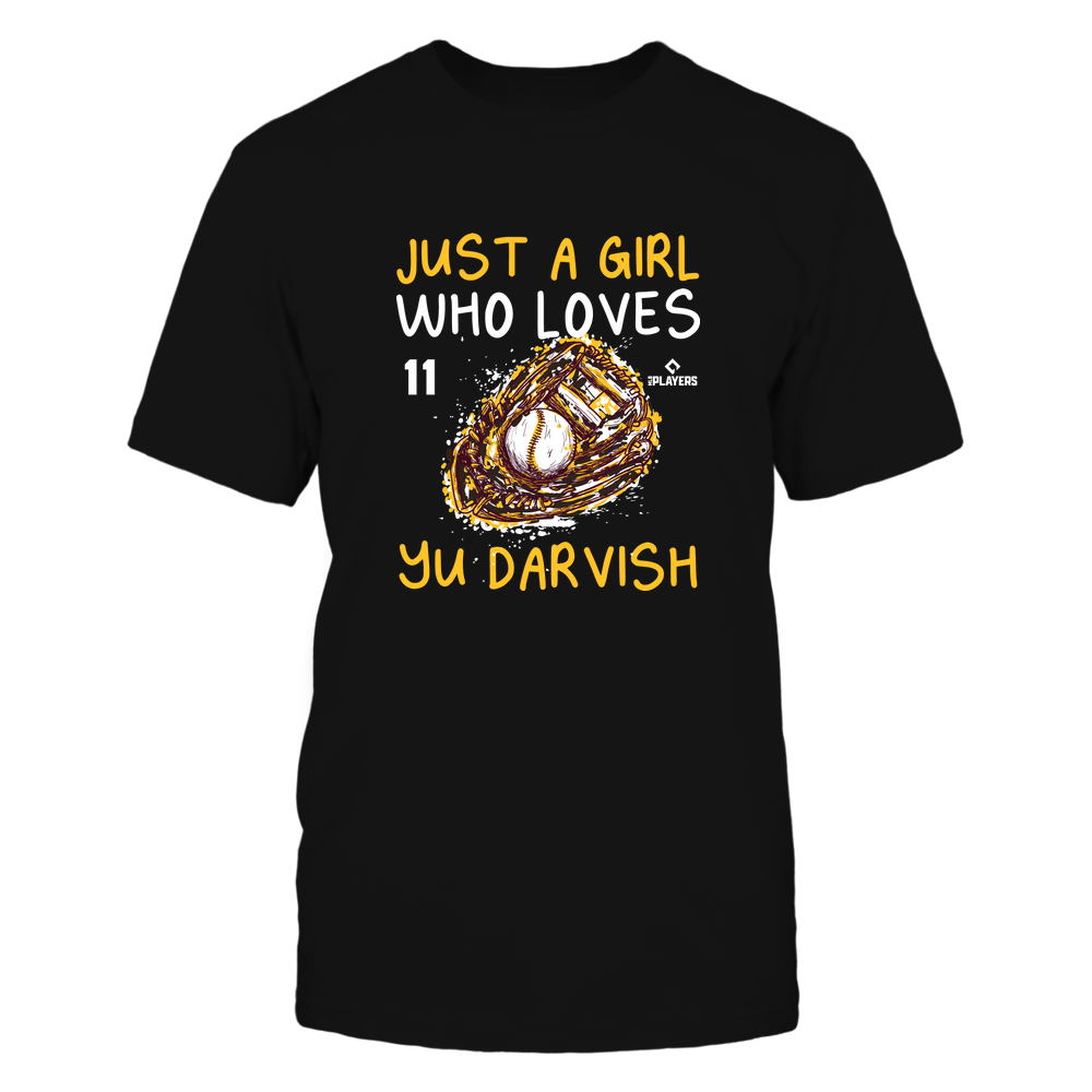 A Girl Who Loves - Yu Darvish T-Shirt | San Diego Pro Baseball | Ballpark MVP | MLBPA
