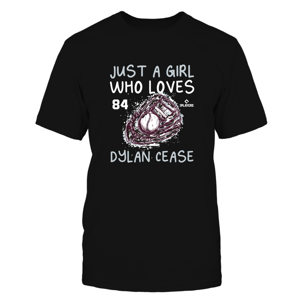 A Girl Who Loves - Dylan Cease Tee | Chicago W Baseball | MLBPA | Ballpark MVP