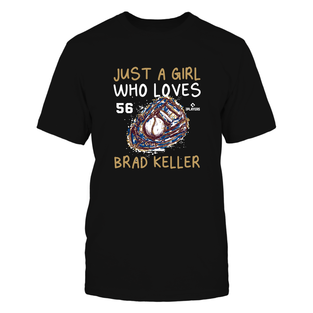 A Girl Who Loves - Brad Keller Shirt | Kansas Major League Baseball | Ballpark MVP | MLBPA