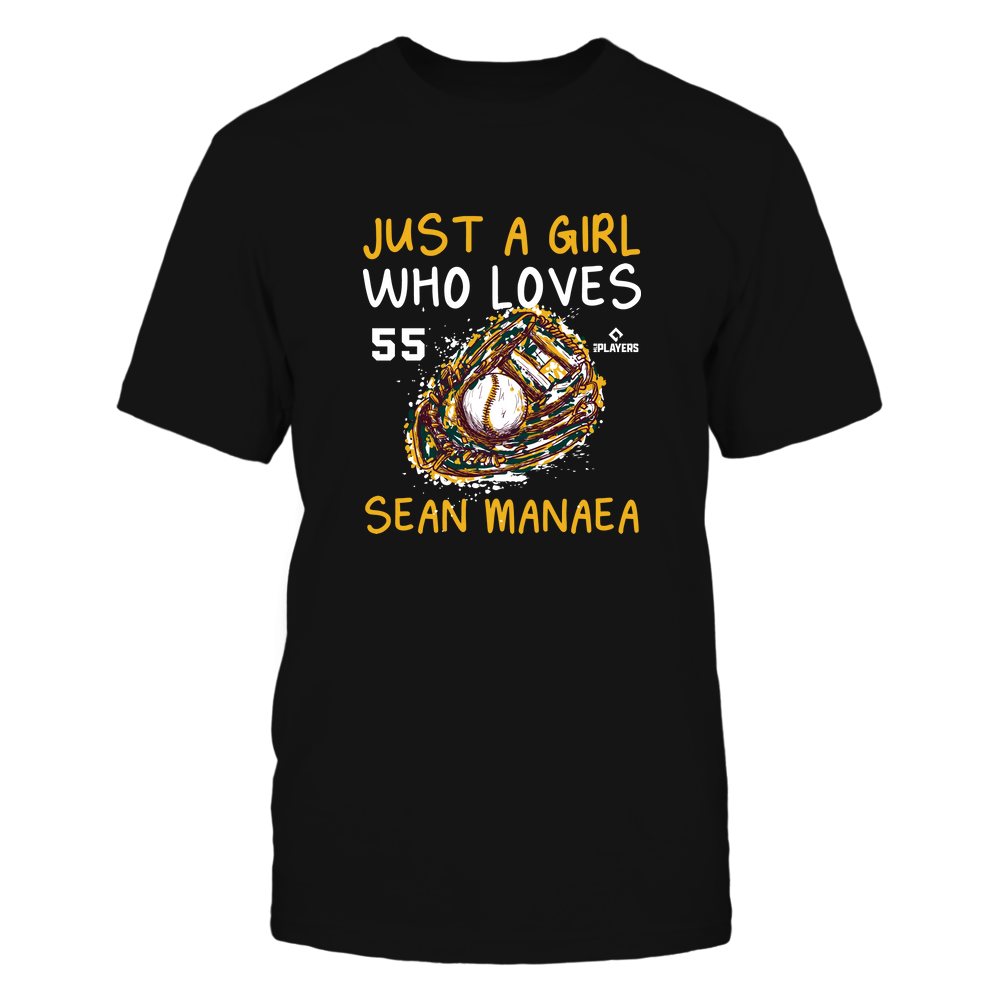 A Girl Who Loves - Sean Manaea T-Shirt | Oakland Pro Baseball | Ballpark MVP | MLBPA