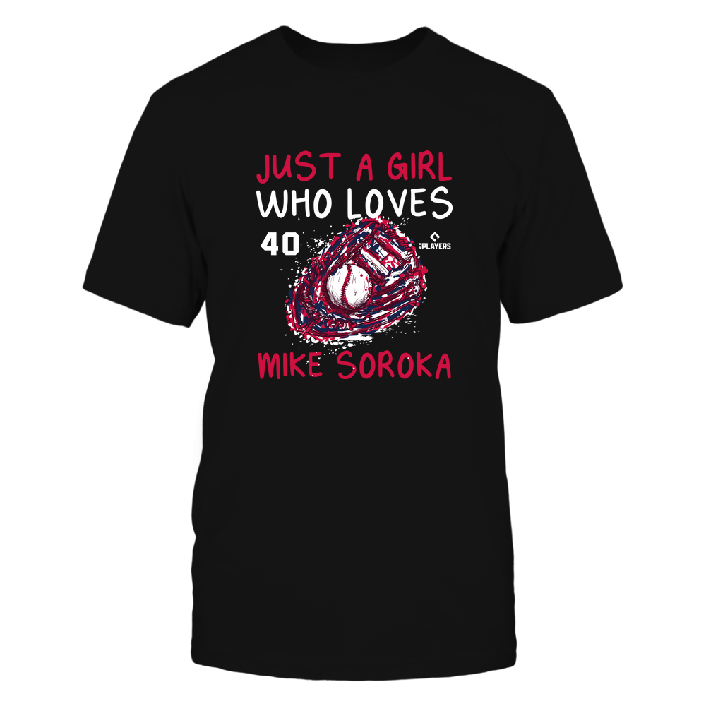 A Girl Who Loves - Mike Soroka Shirt | Atlanta Major League Baseball | Ballpark MVP | MLBPA