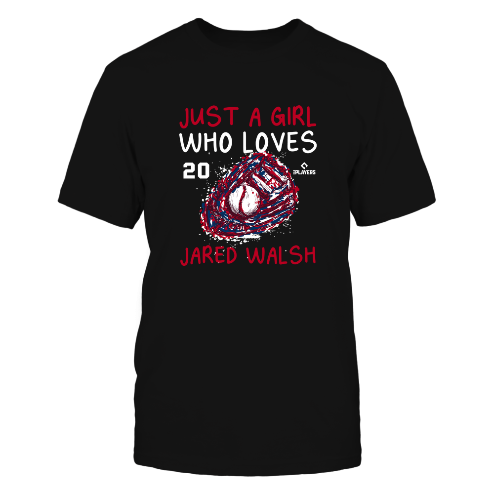 A Girl Who Loves - Jared Walsh T-Shirt | Los Angeles A Pro Baseball | Ballpark MVP | MLBPA