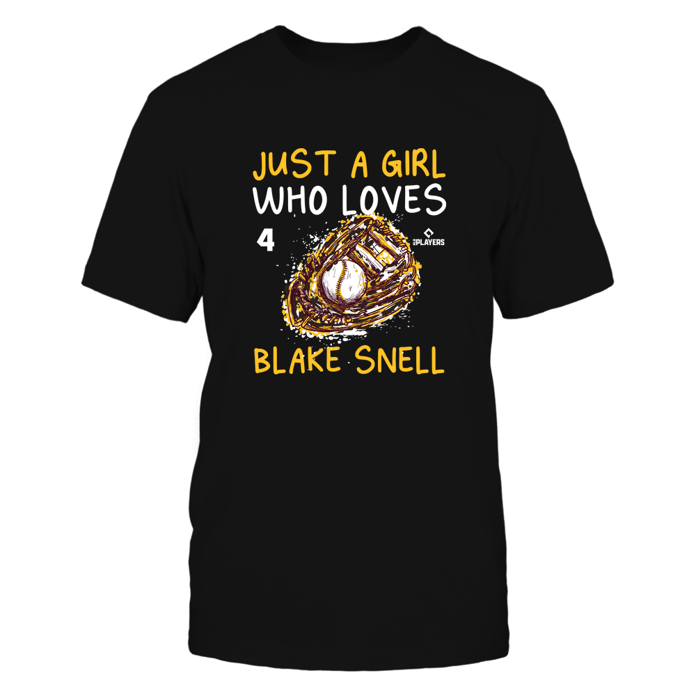 A Girl Who Loves - Blake Snell T-Shirt | San Diego Pro Baseball | Ballpark MVP | MLBPA