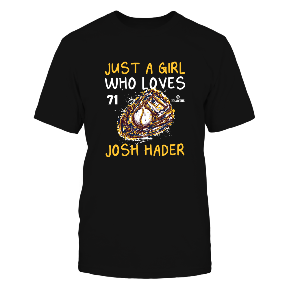 A Girl Who Loves - Josh Hader Shirt | Milwaukee Major League Baseball | Ballpark MVP | MLBPA