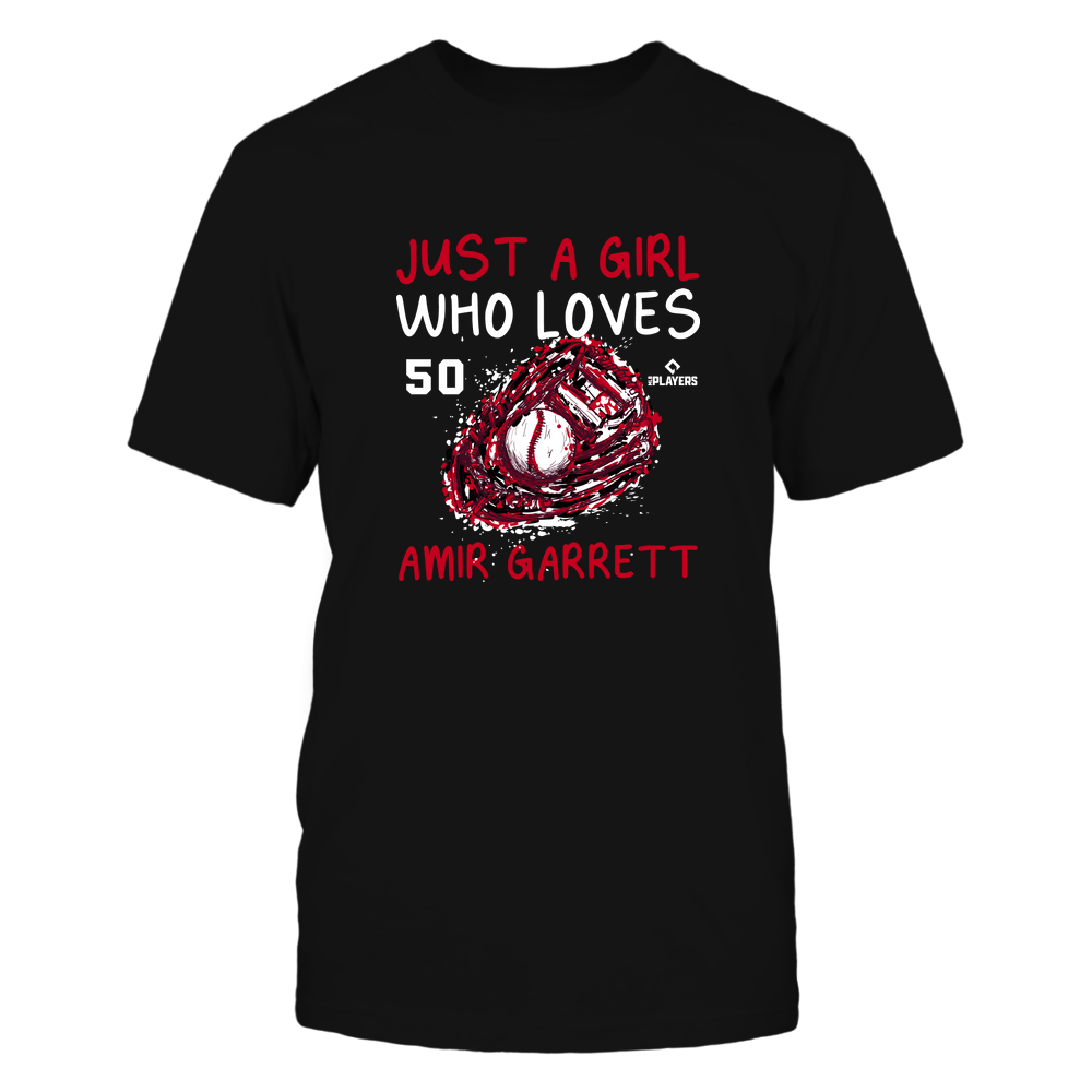 A Girl Who Loves - Amir Garrett T-Shirt | Cincinnati Pro Baseball | Ballpark MVP | MLBPA