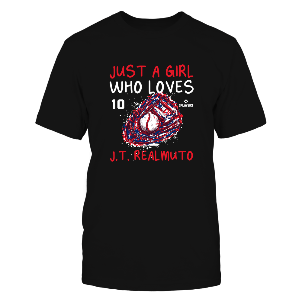 A Girl Who Loves - J.T. Realmuto Tee | Philadelphia Baseball | MLBPA | Ballpark MVP