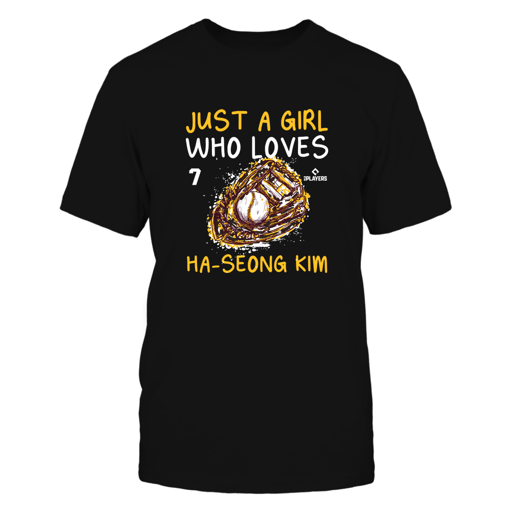 A Girl Who Loves - Ha Seong Kim Tee | San Diego Baseball | MLBPA | Ballpark MVP