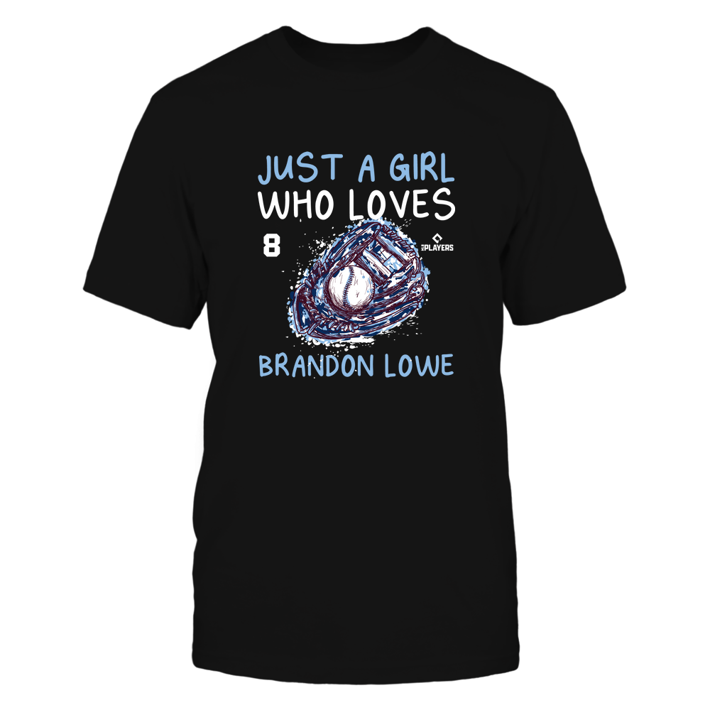 A Girl Who Loves - Brandon Lowe Tee | Tampa Bay Baseball | MLBPA | Ballpark MVP