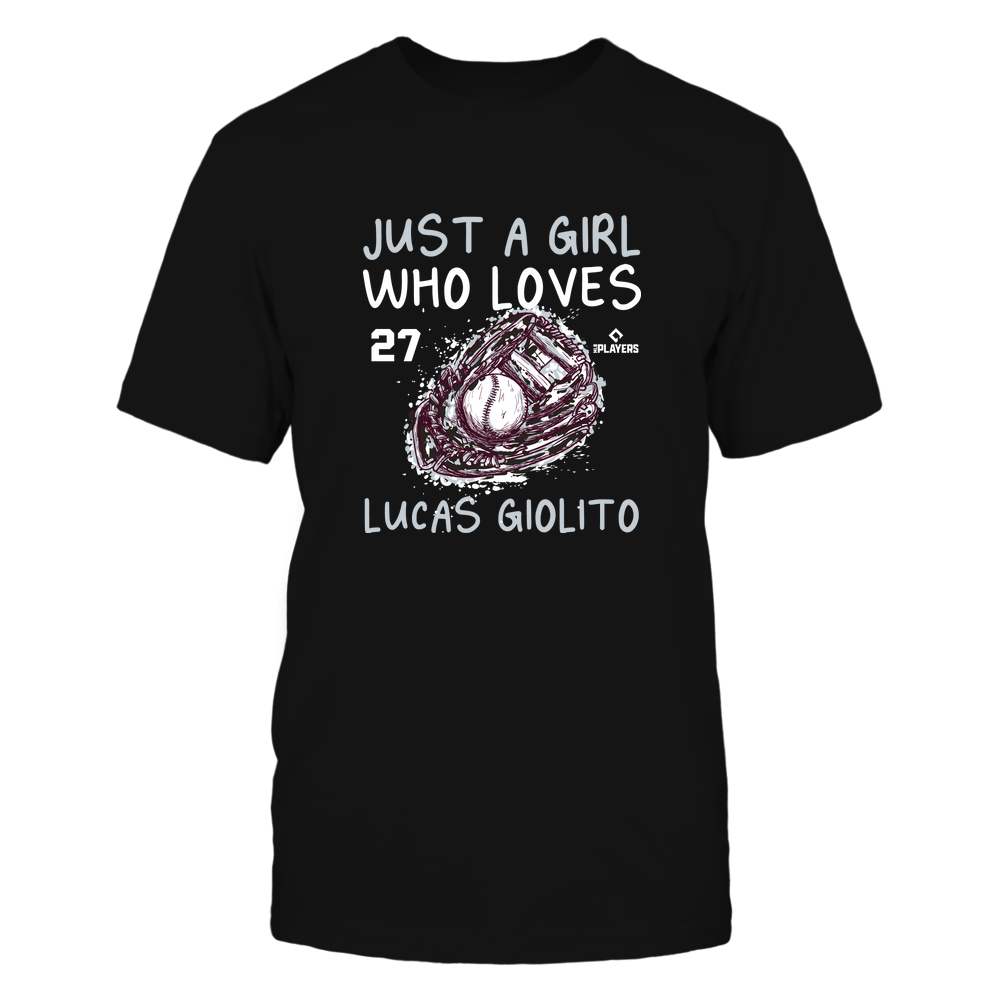 A Girl Who Loves - Lucas Giolito Tee | Chicago W Baseball | MLBPA | Ballpark MVP