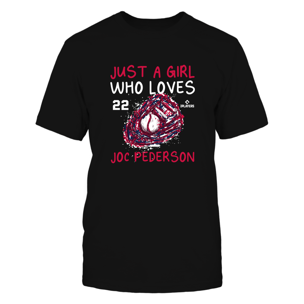 A Girl Who Loves - Joc Pederson Shirt | Atlanta Major League Baseball | Ballpark MVP | MLBPA