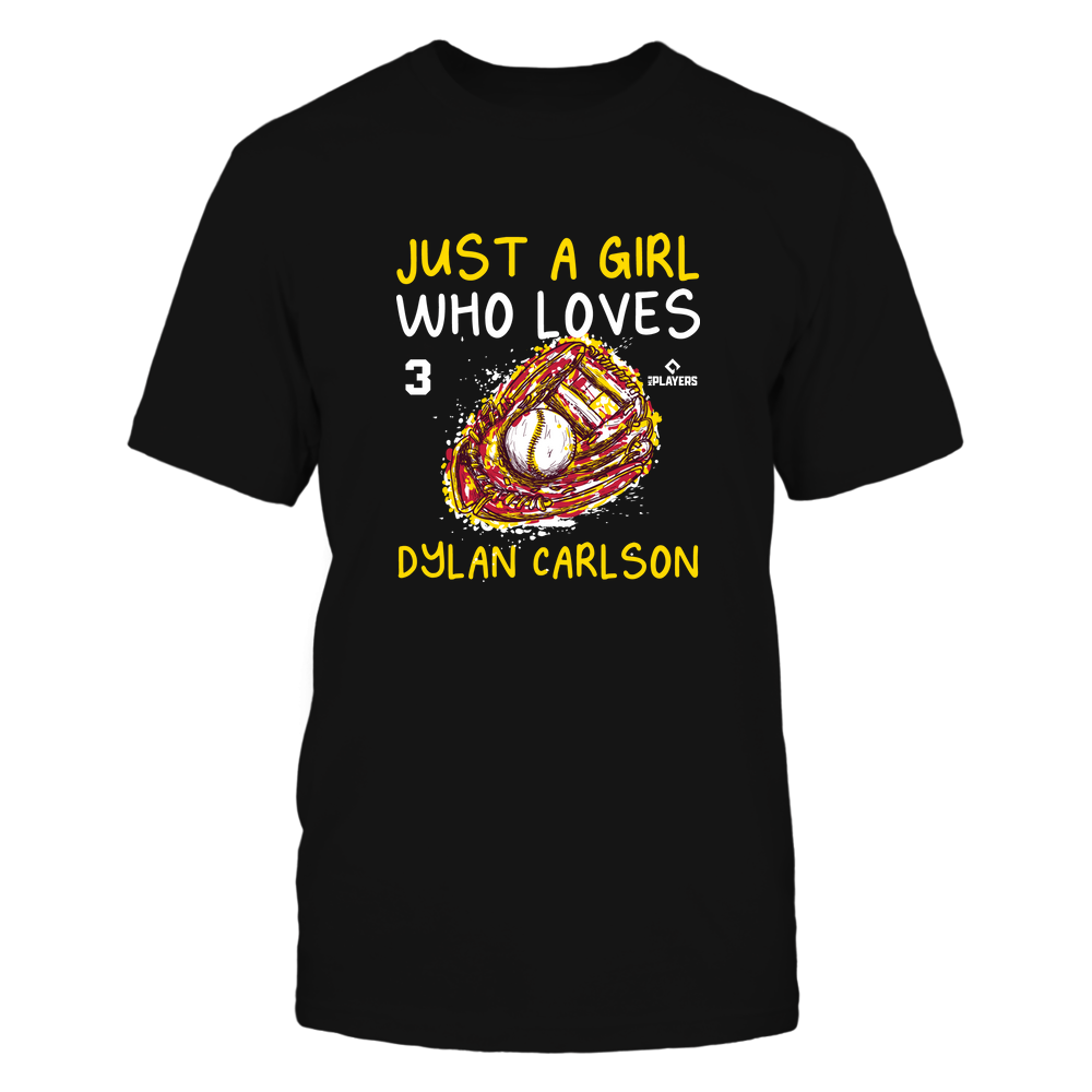 A Girl Who Loves - Dylan Carlson T-Shirt | St. Louis Pro Baseball | Ballpark MVP | MLBPA