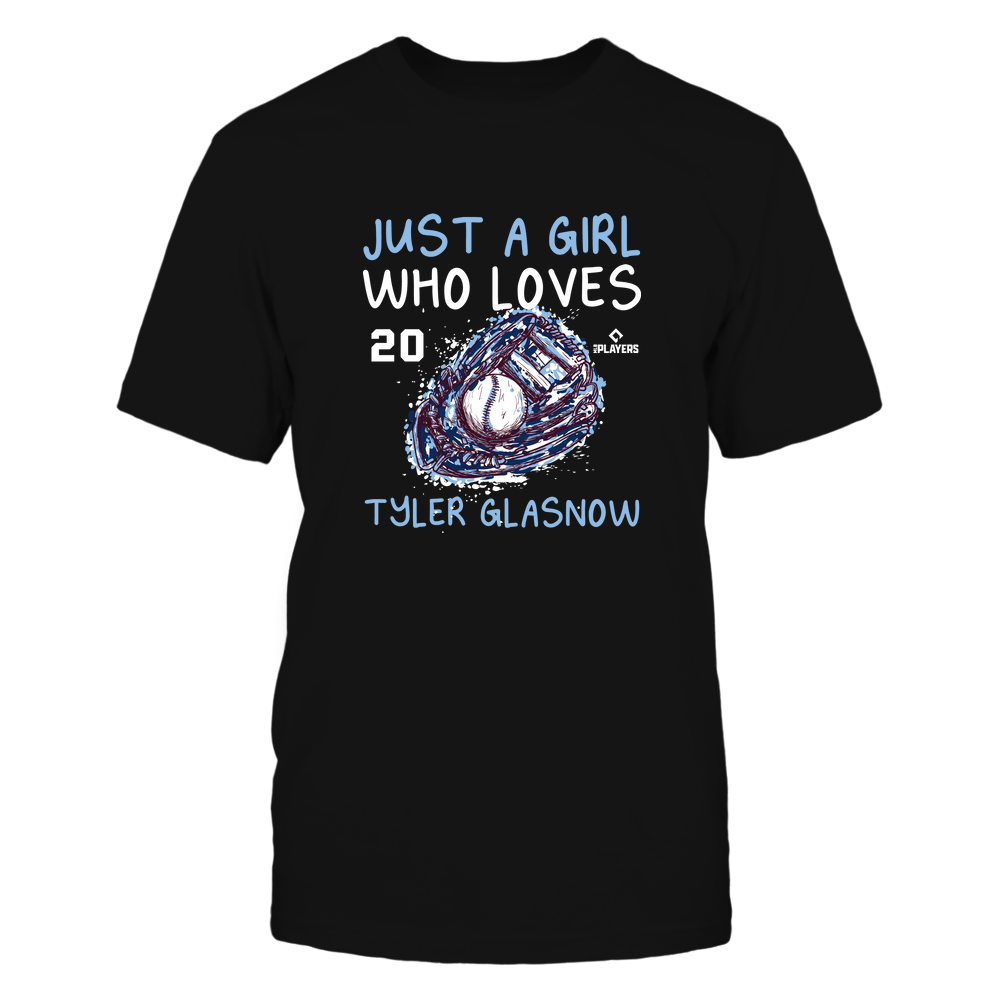 A Girl Who Loves - Tyler Glasnow Shirt | Tampa Bay Major League Baseball | Ballpark MVP | MLBPA