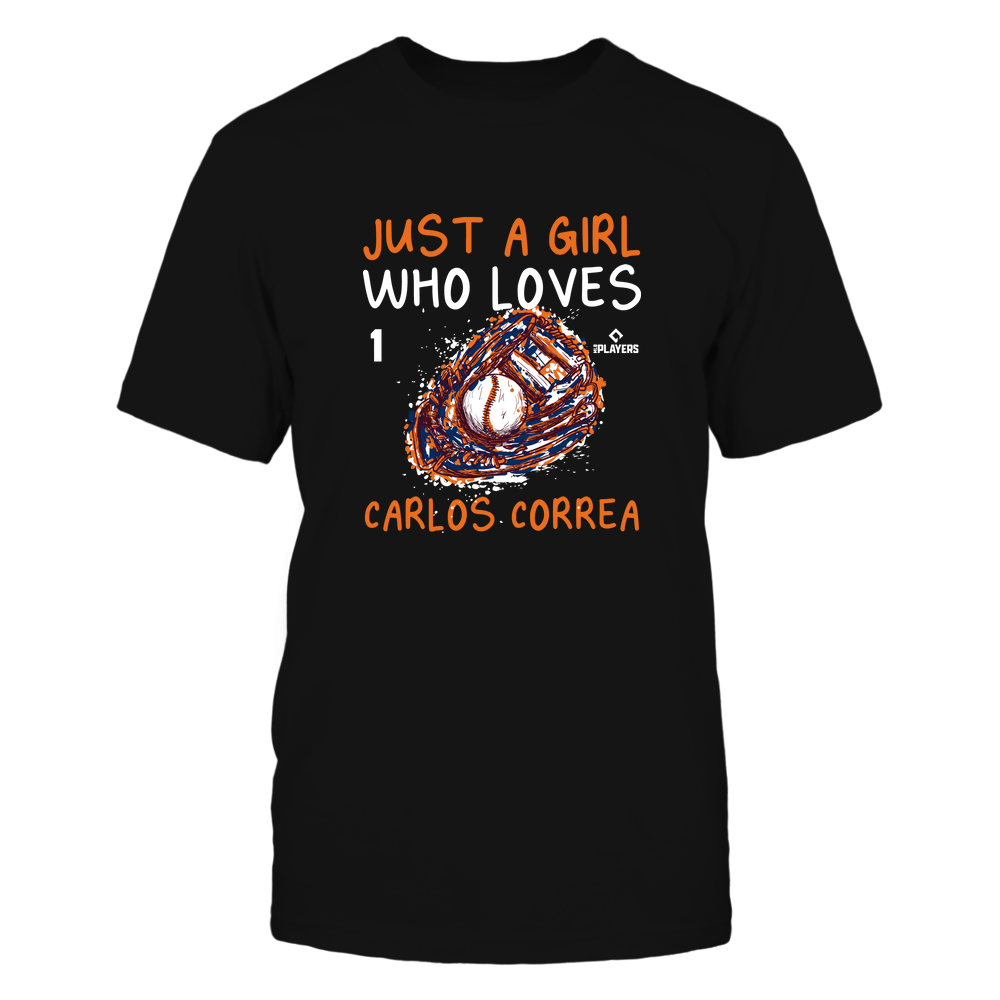 A Girl Who Loves - Carlos Correa Shirt | Houston Major League Baseball | Ballpark MVP | MLBPA