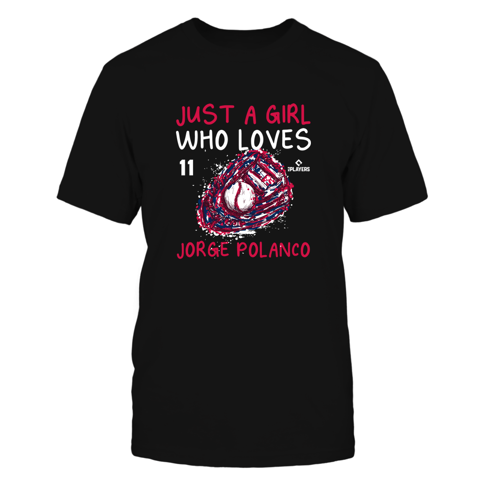 A Girl Who Loves - Jorge Polanco Shirt | Major League Baseball | Ballpark MVP | MLBPA