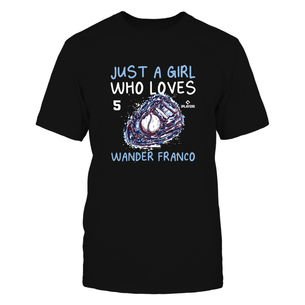 A Girl Who Loves - Wander Franco Tee | Tampa Bay Baseball | MLBPA | Ballpark MVP