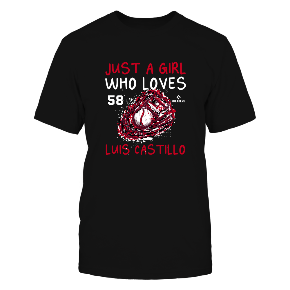 A Girl Who Loves - Luis Castillo Shirt | Cincinnati Major League Baseball | Ballpark MVP | MLBPA