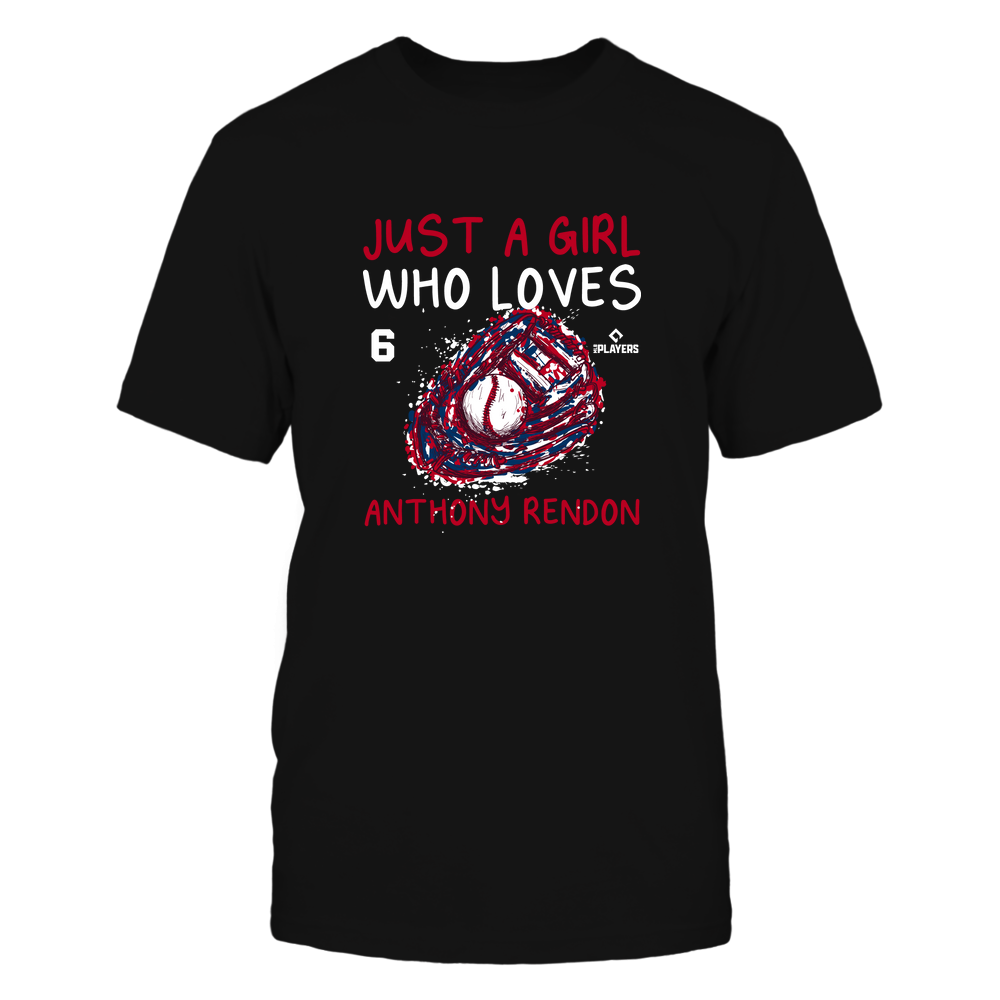 A Girl Who Loves - Anthony Rendon T-Shirt | Los Angeles A Pro Baseball | Ballpark MVP | MLBPA