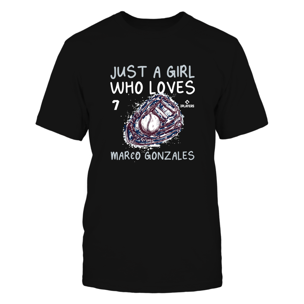 A Girl Who Loves - Marco Gonzales Tee | Seattle Baseball | MLBPA | Ballpark MVP