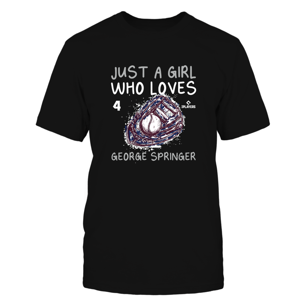 A Girl Who Loves - George Springer Shirt | Toronto Major League Baseball | Ballpark MVP | MLBPA