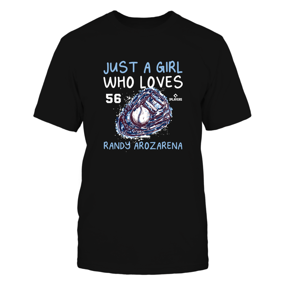 A Girl Who Loves - Randy Arozarena Shirt | Tampa Bay Major League Baseball | Ballpark MVP | MLBPA