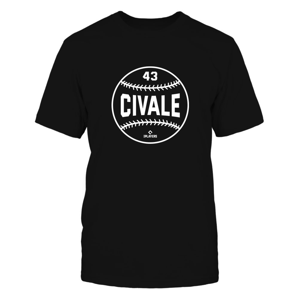 Pitcher - Aaron Civale T-Shirt | Cleveland Pro Baseball | Ballpark MVP | MLBPA