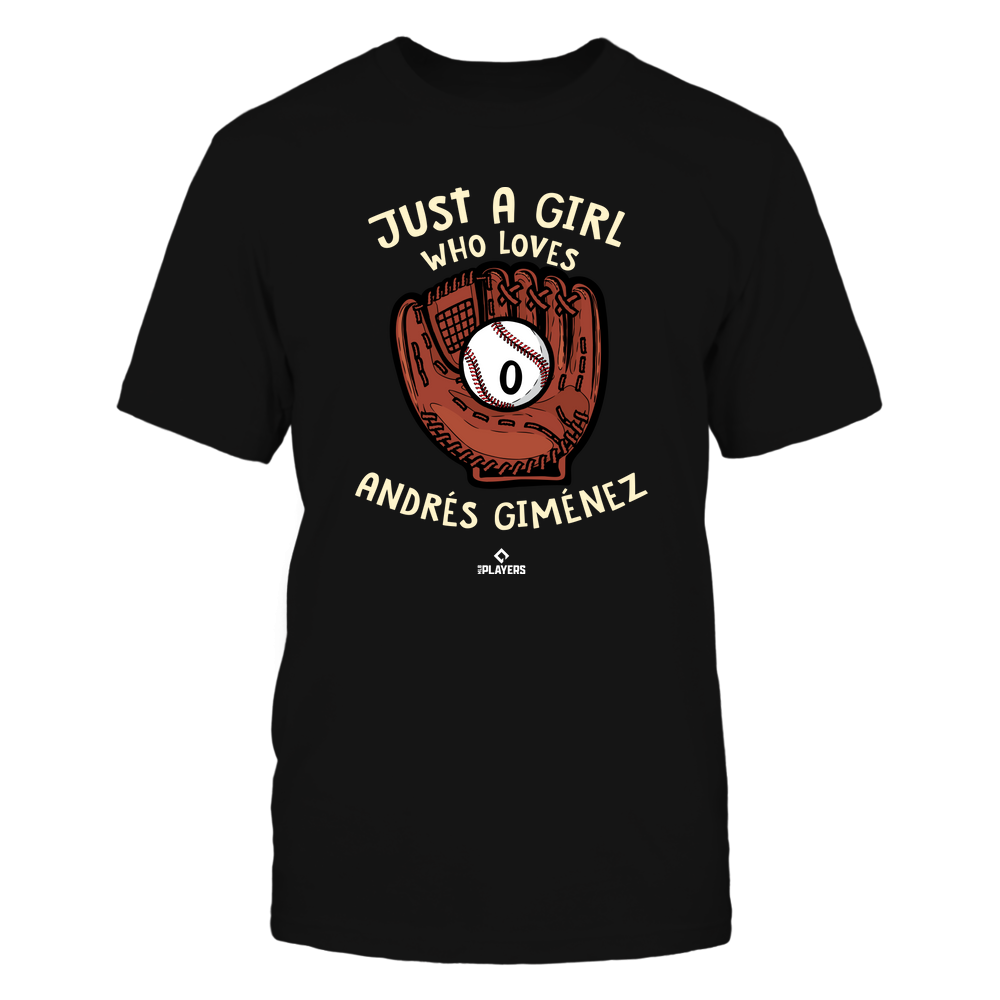 A Girl Who Loves - Andres Gimenez Tee | Cleveland Baseball | MLBPA | Ballpark MVP