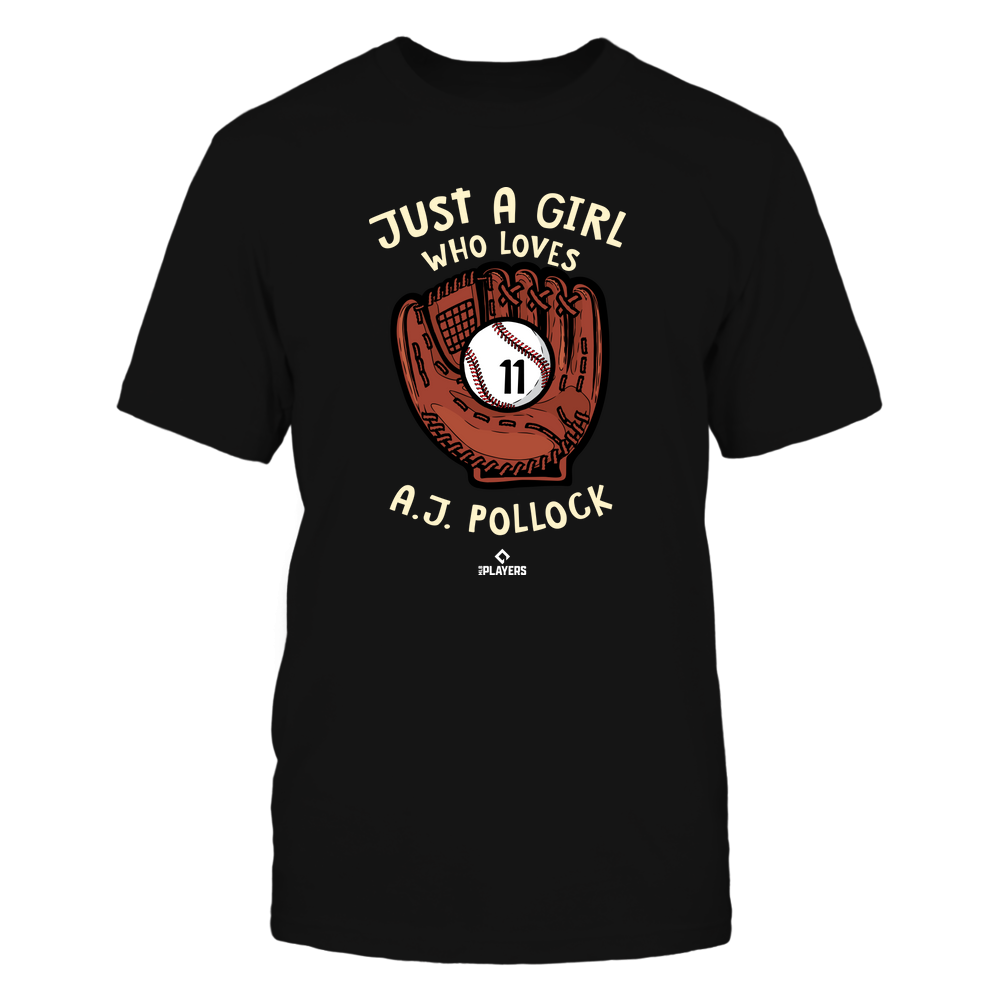 A Girl Who Loves - AJ Pollock Shirt | Los Angeles D Major League Baseball | Ballpark MVP | MLBPA