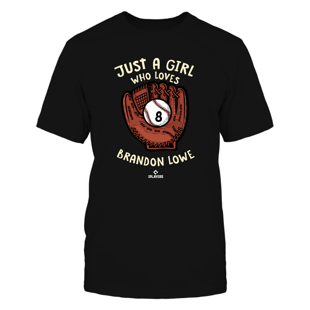 A Girl Who Loves - Brandon Lowe T-Shirt | Tampa Bay Pro Baseball | Ballpark MVP | MLBPA