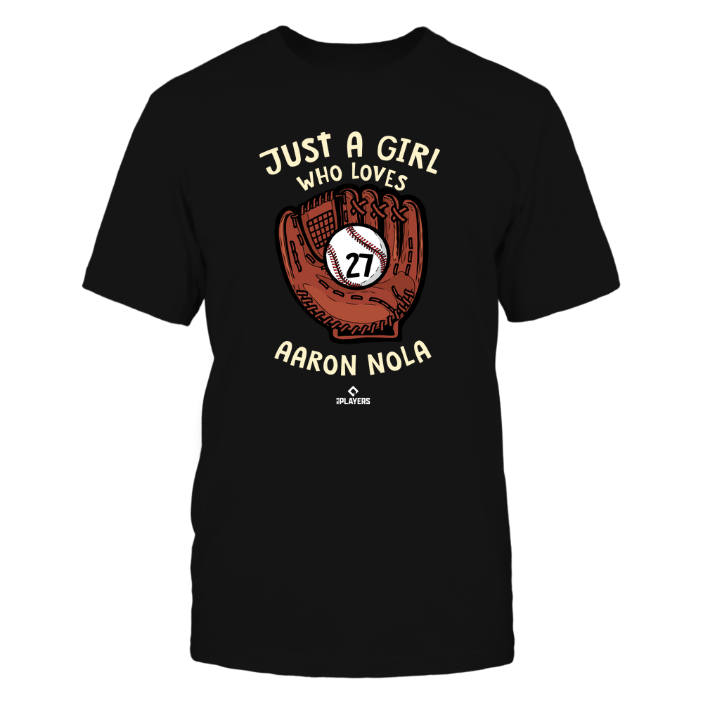 A Girl Who Loves - Aaron Nola Tee | Philadelphia Baseball | MLBPA | Ballpark MVP