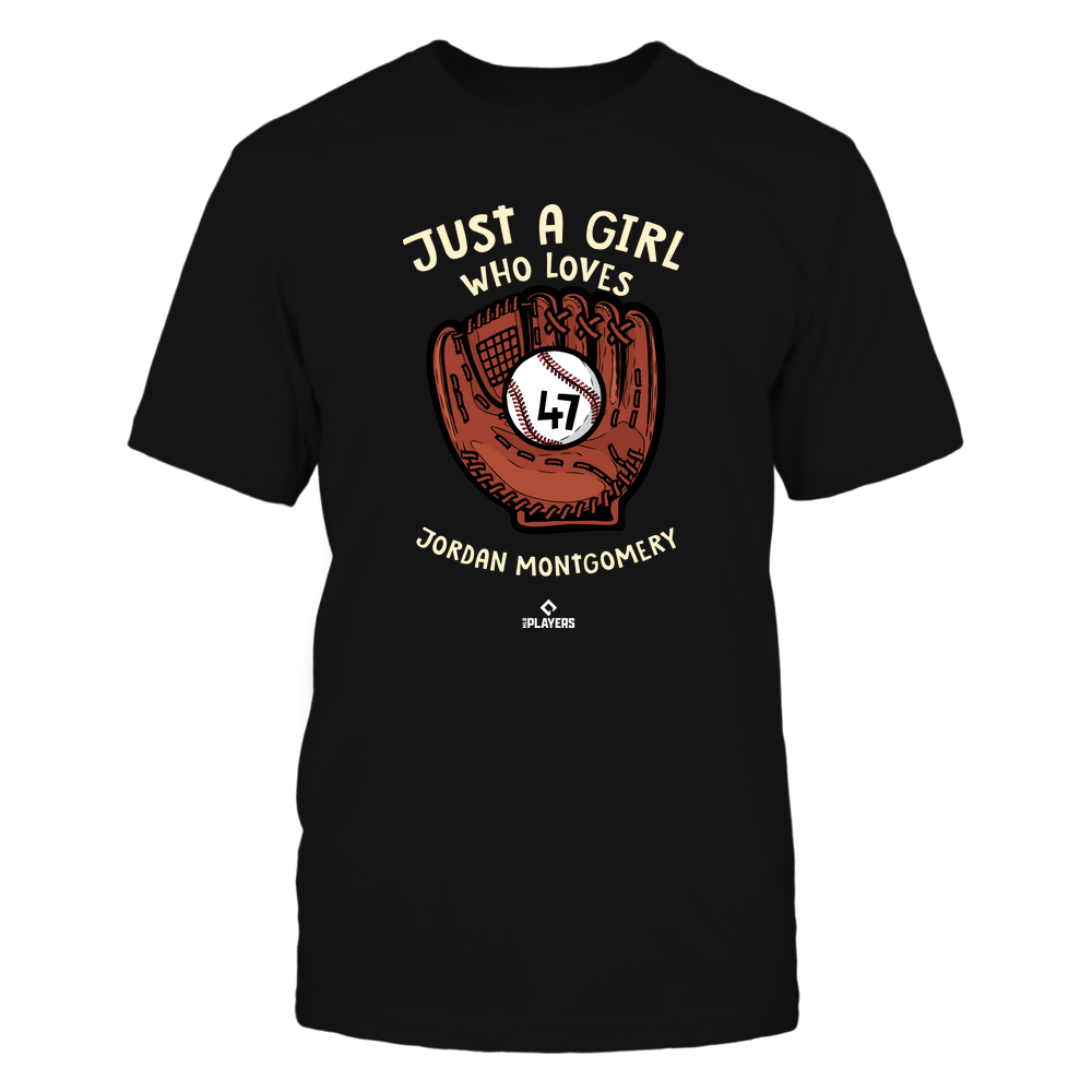 A Girl Who Loves - Jordan Montgomery T-Shirt | New York Y Pro Baseball | Ballpark MVP | MLBPA